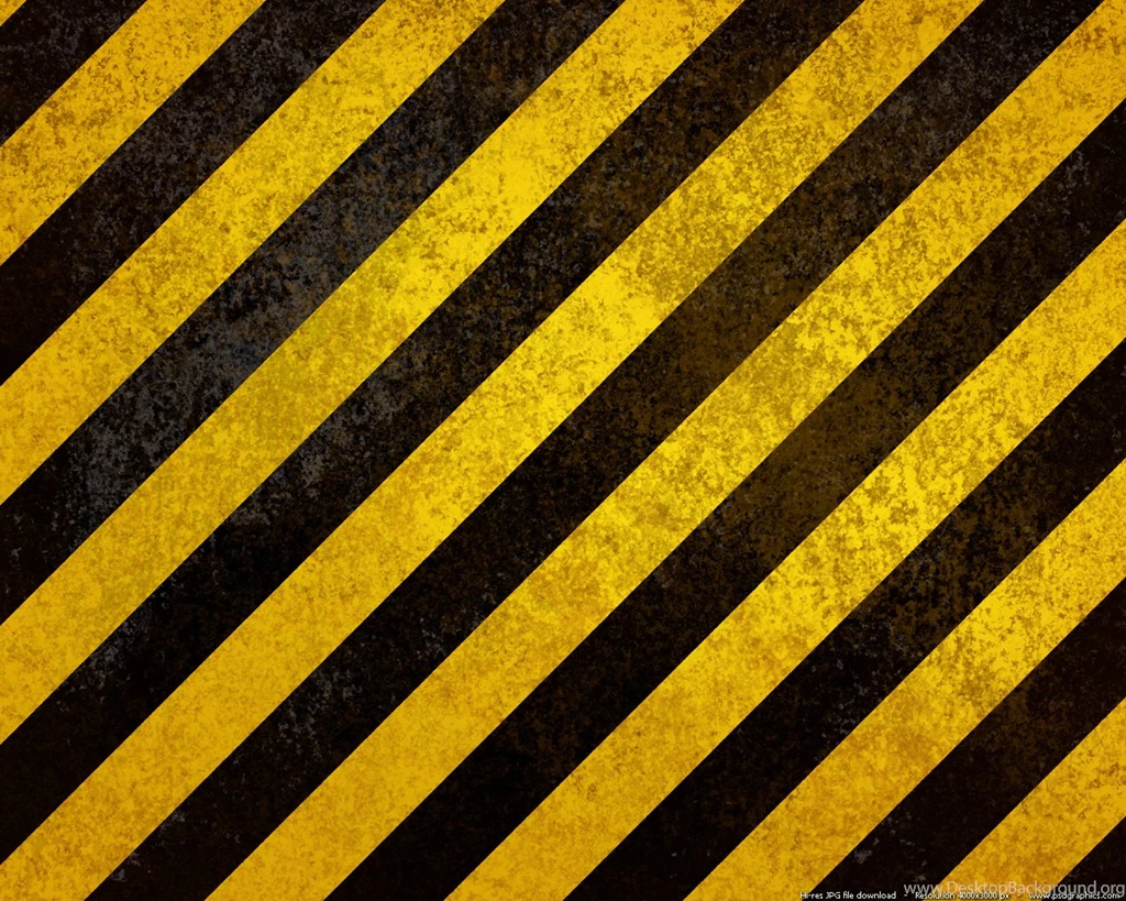 Yellow Hazard Stripes Texture