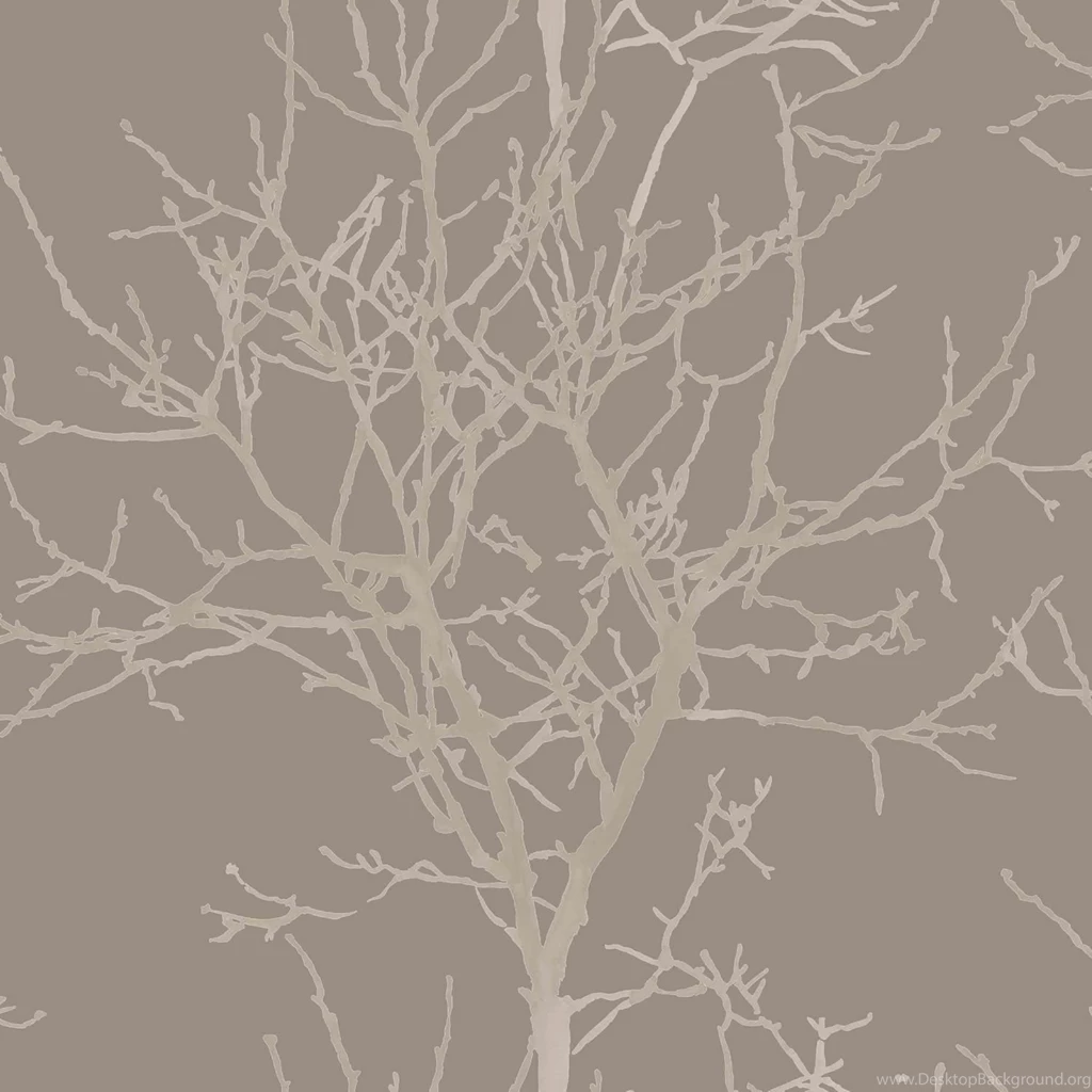 Grandeco Aurora Light Brown Tree Trail On Shiny Brown Wallpapers ...