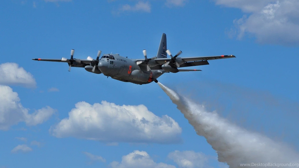 Firefighter C 130 Hercules Aerial Tanker Water Bomber Wallpapers ...