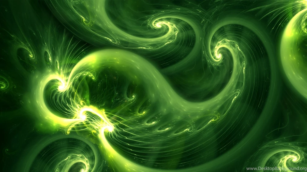 Download Wallpapers 1920x1080 Green, Smoke, Form, Figure Full HD ...