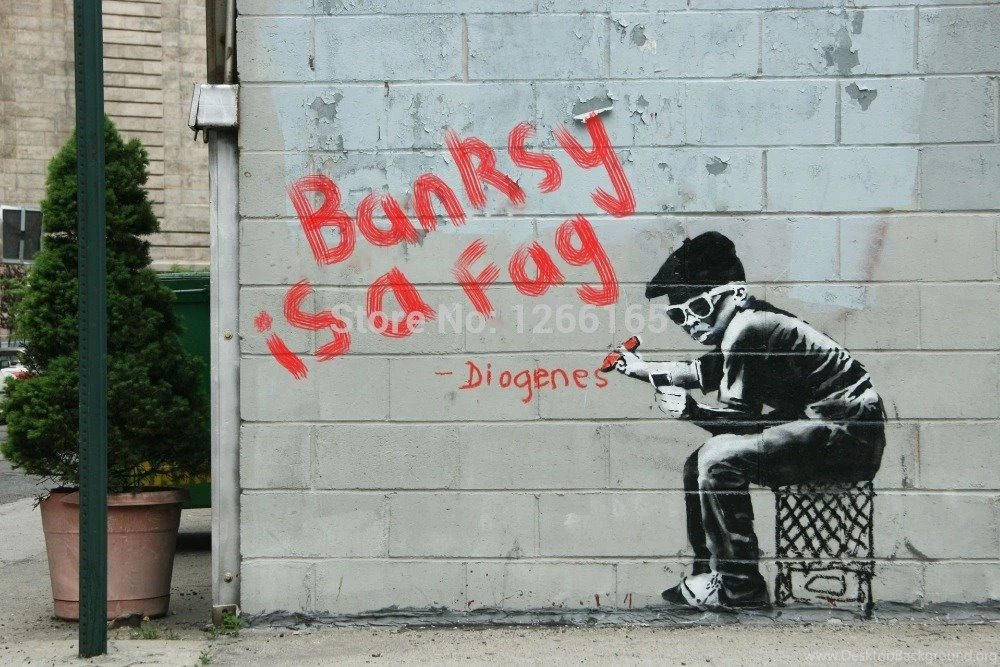 Online Buy Wholesale Banksy Graffiti Wallpapers From China Banksy ...