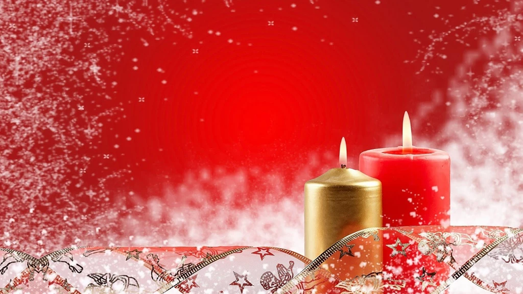 Christmas Candles Wallpapers For Backgrounds Des