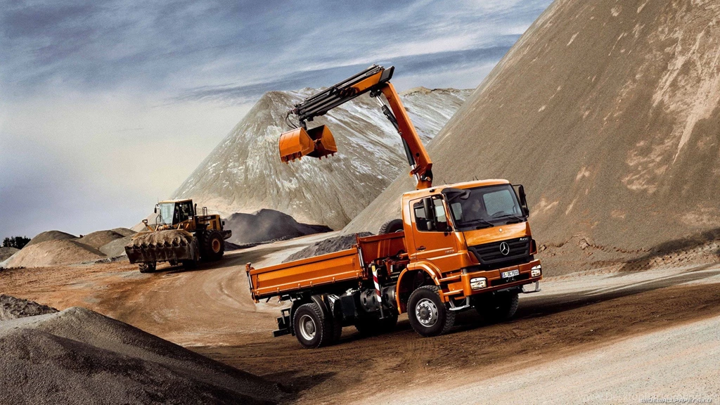 Mercedes benz Mercedes Truck Excavator Benz HD Bewitching ...