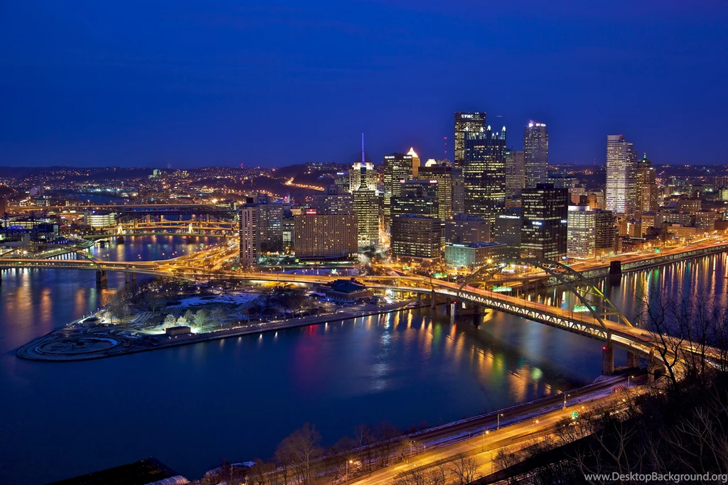 France City At Night Wallpaper.