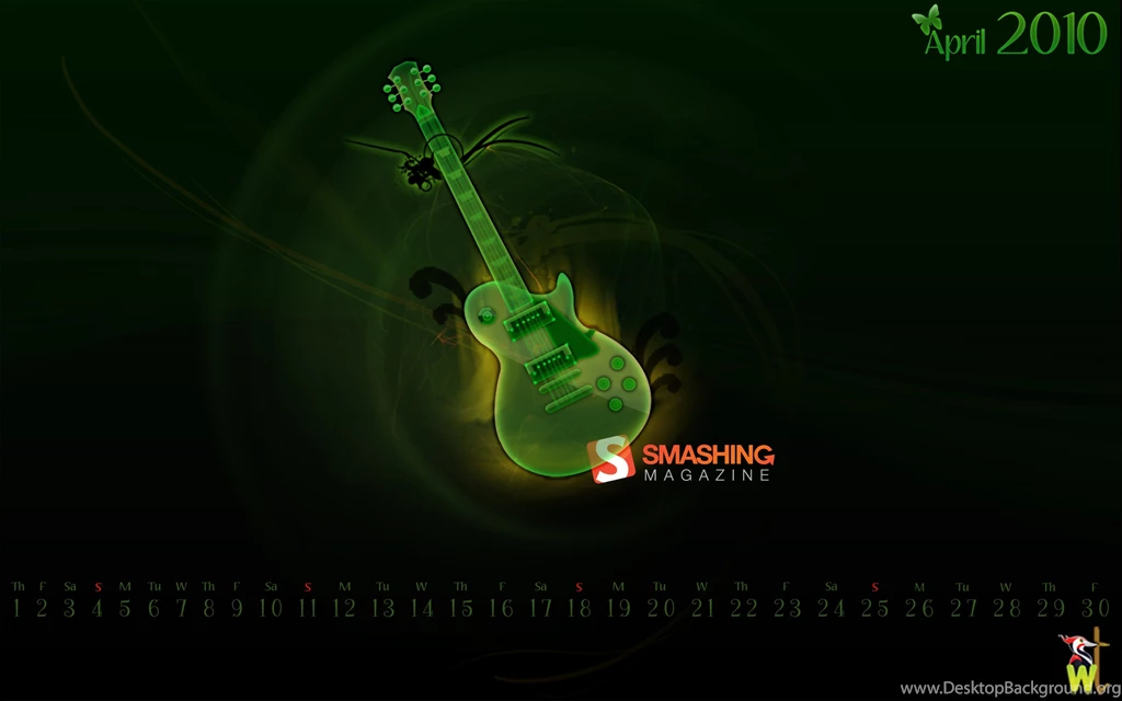 2560x1600 Green Guitar Desktop PC And Mac Wallpapers