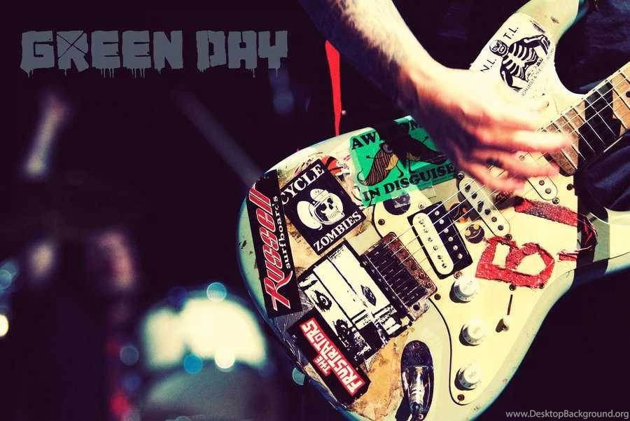 Green Day Guitar Guitar Wallpapers