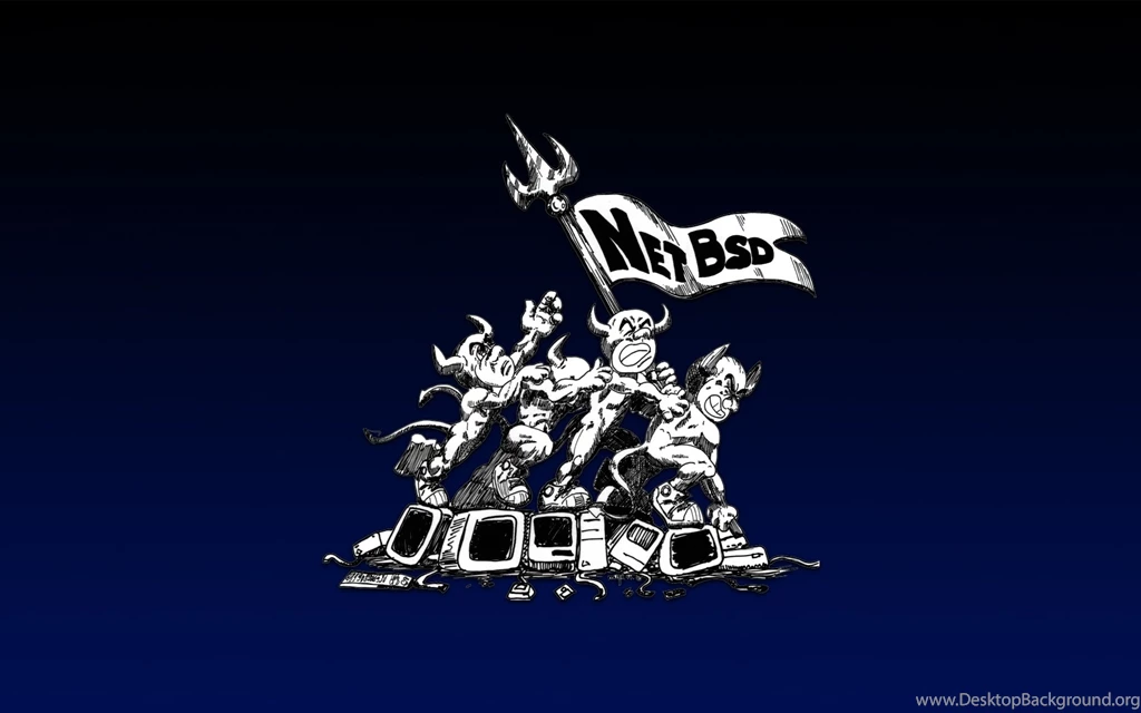 NetBSD Dämonen Hintergrundbilder