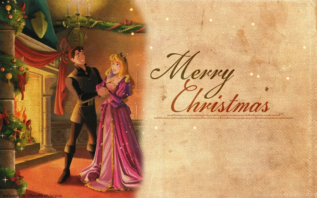Aurora s Christmas disney princess Disney Christmas Wallpapers ...
