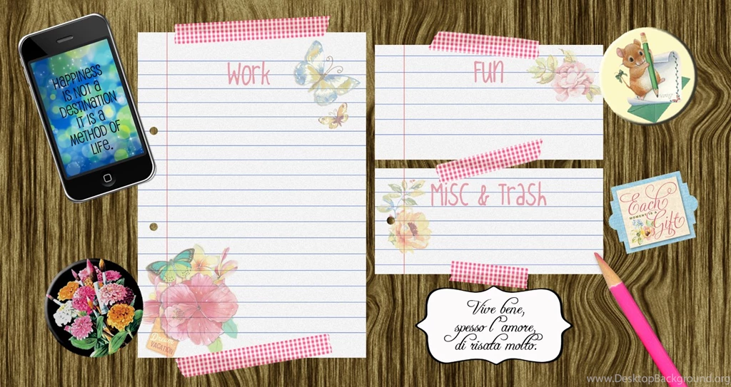 Wallpapers Organize Desktop