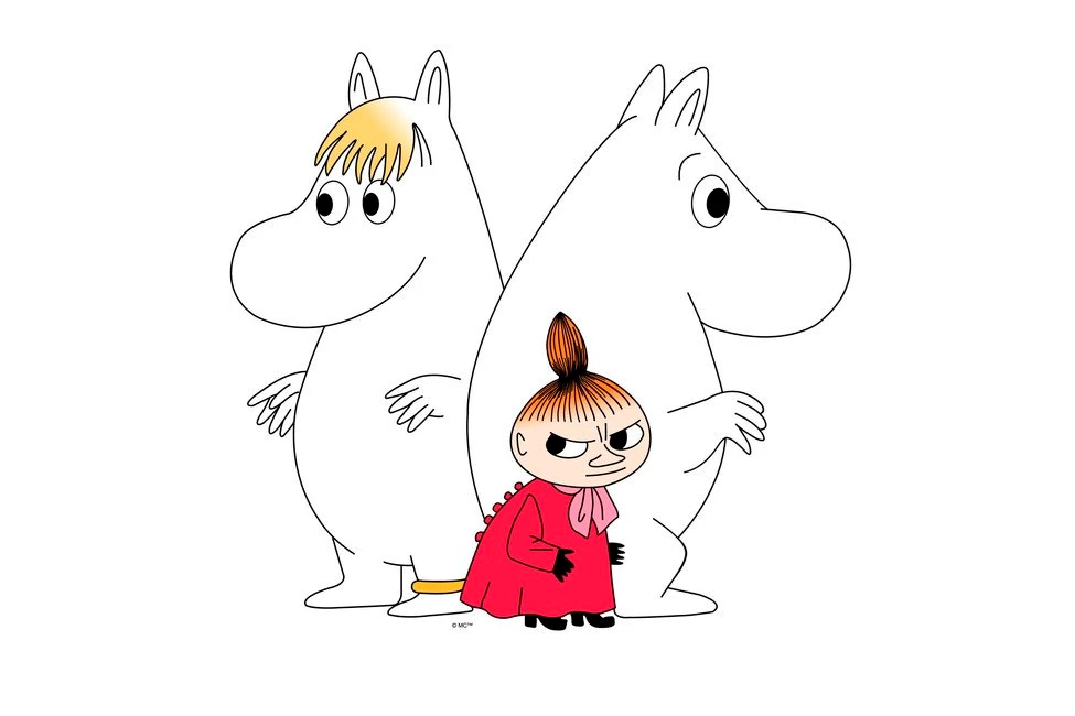 Moomin Snorkmaiden And Little My Wall Mural & Photo Wallpapers ...