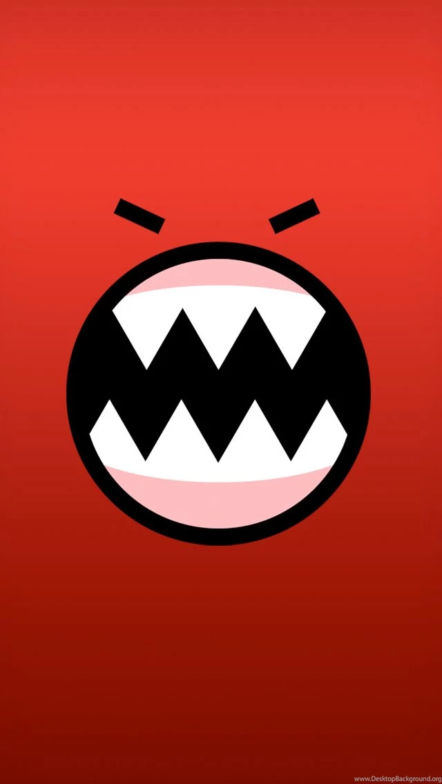 Red Monster iPhone 5 Wallpapers / IPod Wallpapers HD Free Download