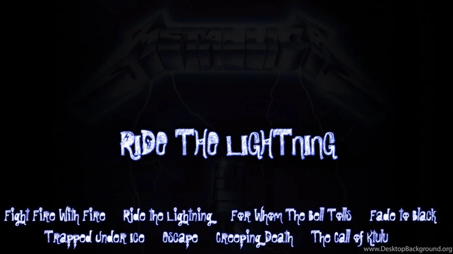 Ride The Lightning Widescreen By Applejackles On DeviantArt