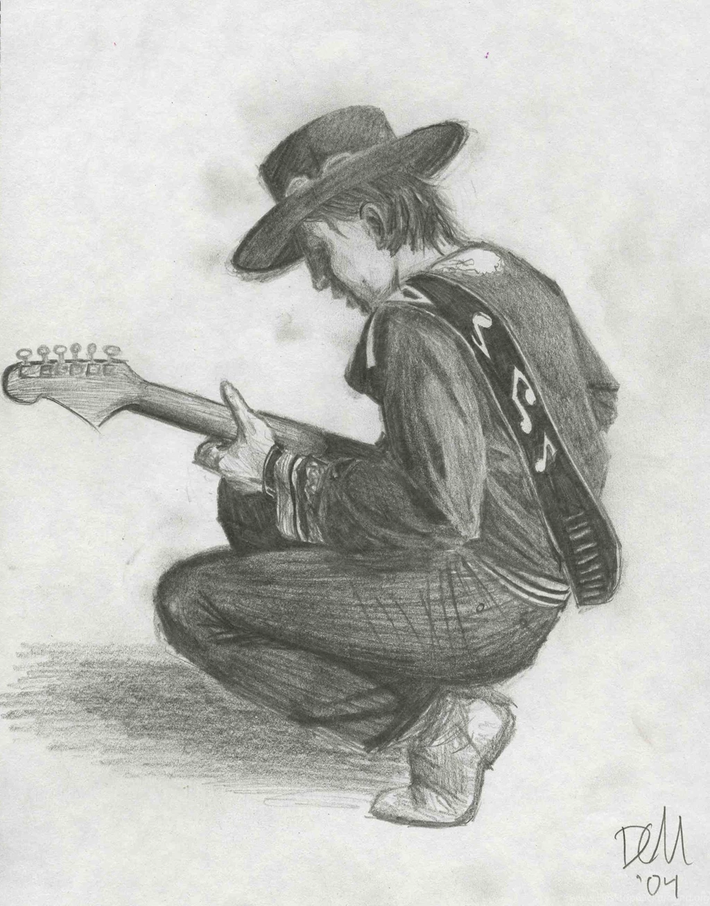 Stevie Ray Vaughan By Akward silense On DeviantArt
