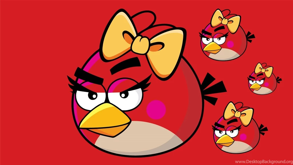 Female Red Bird HD Wallpapers