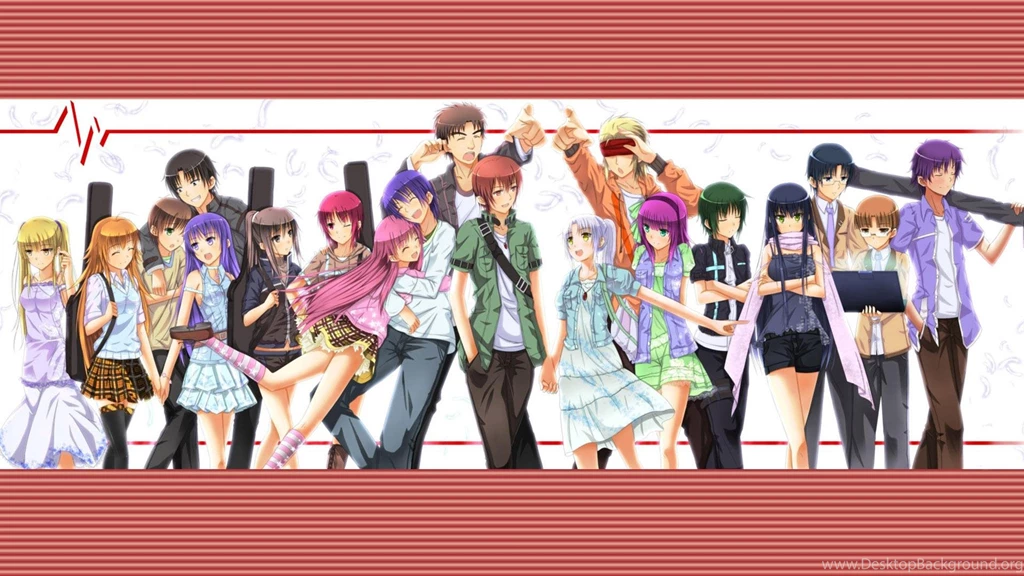 Angel Beats! Characters HD Desktop Wallpapers : Widescreen : High ...
