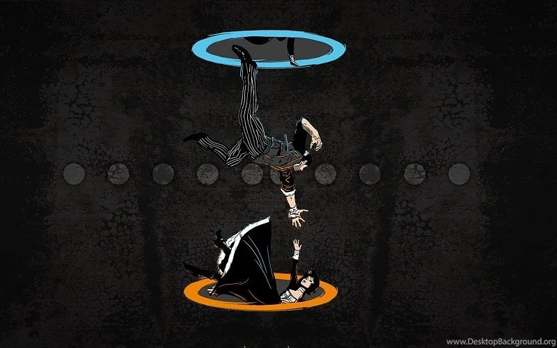 BioShock Infinite Portal Crossover Free Desktop Backgrounds And ...