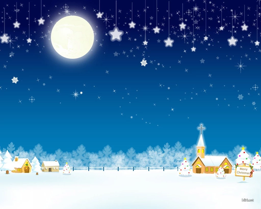 Christmas Snow Village Wallpapers Wallpapers
