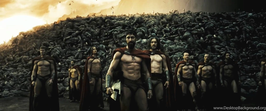HD Photo Gerard Butler As King Leonidas In 300 (2006)...