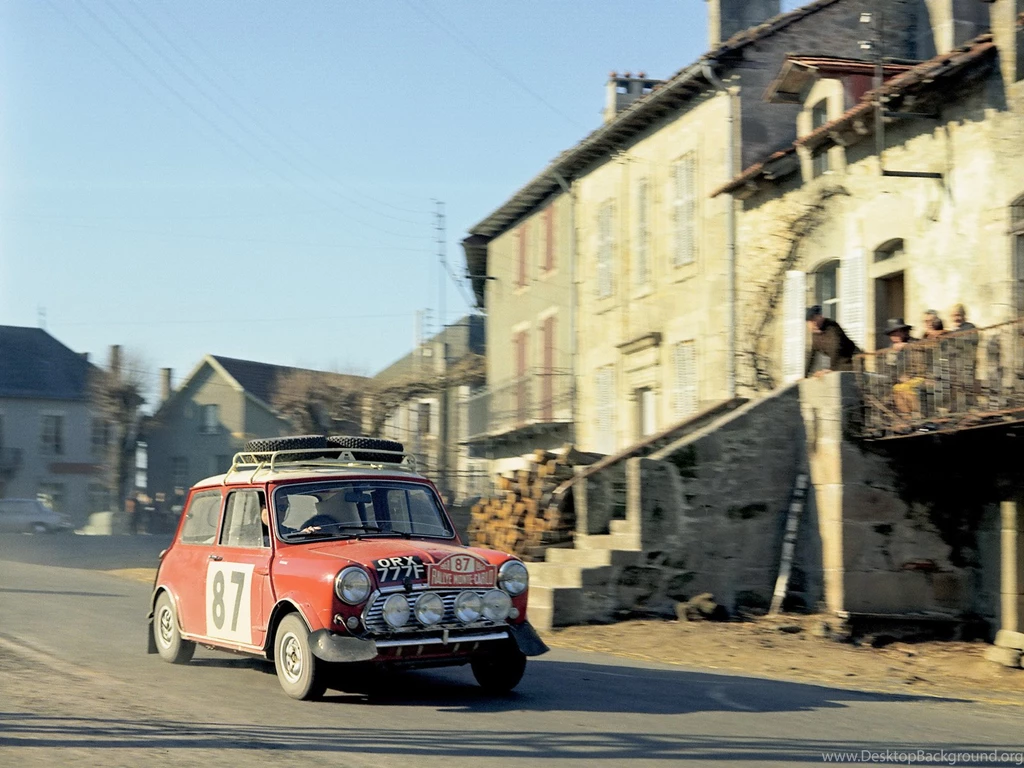 Mini At The Monte Carlo Rally   1968 Hopkirk And Crellin Town ...