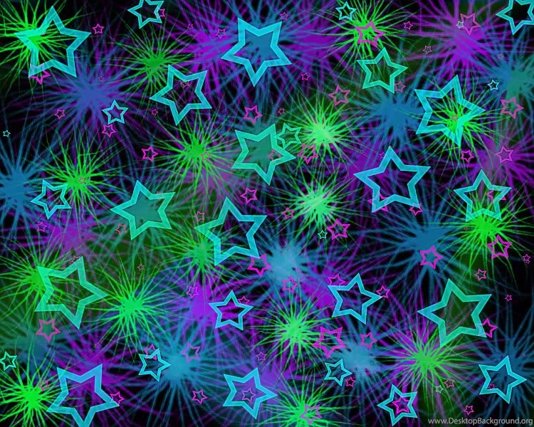 Black And Purple Stars Graphics And Comments
