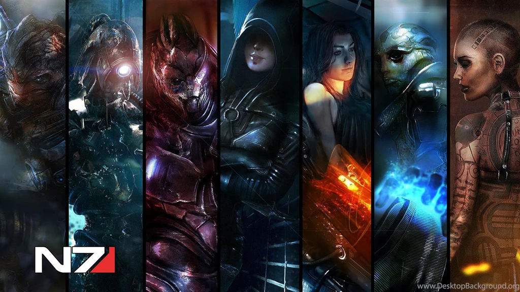 Garrus Vakarian Mass Effect Mass Effect 2 Miranda Lawson Tali ...