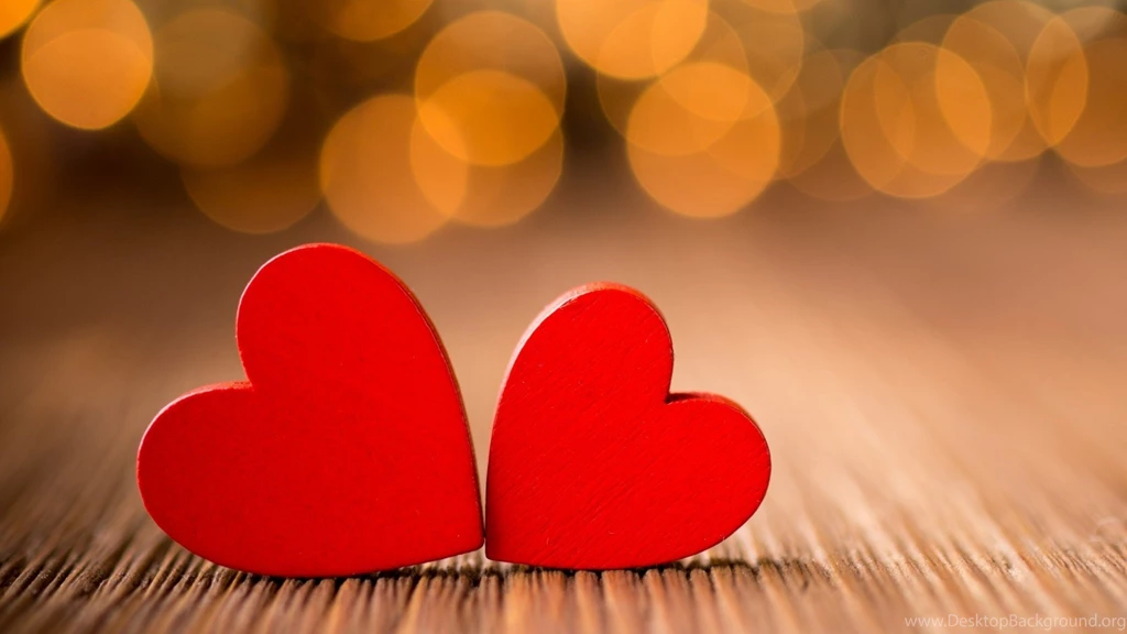 Wallpapers Download 480x800 Two Red Little Hearts Love Wallpapers