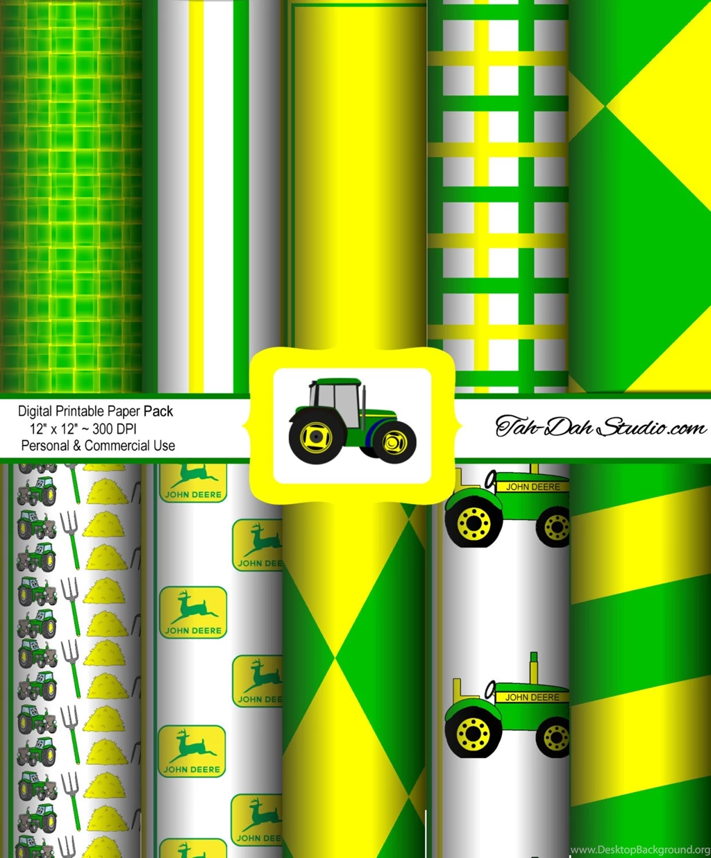 Digital Download Discoveries For JOHN DEERE PAPERS From EasyPeach.com