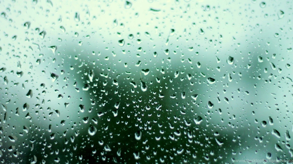 Full View And Download Blur Rain Drops Wallpapers