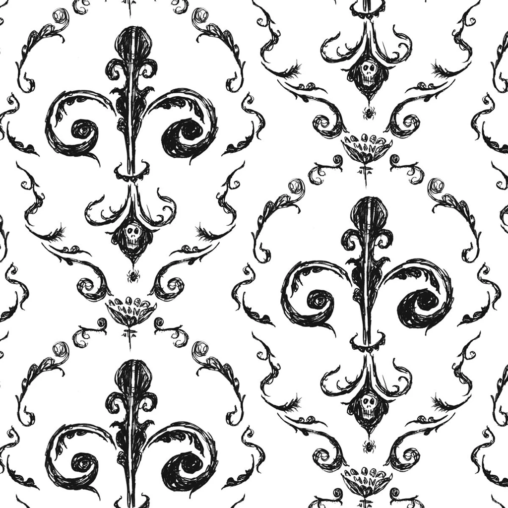 Black Victorian Pattern
