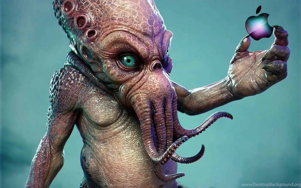 Apple Wallpapers Cool Mac Wallpapers Alien Life Mac Desktop On ...