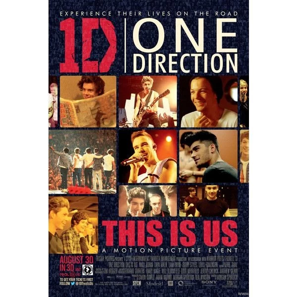 One Direction This Is Us' Poster Reveal Get Ready For 1D In 3D ...