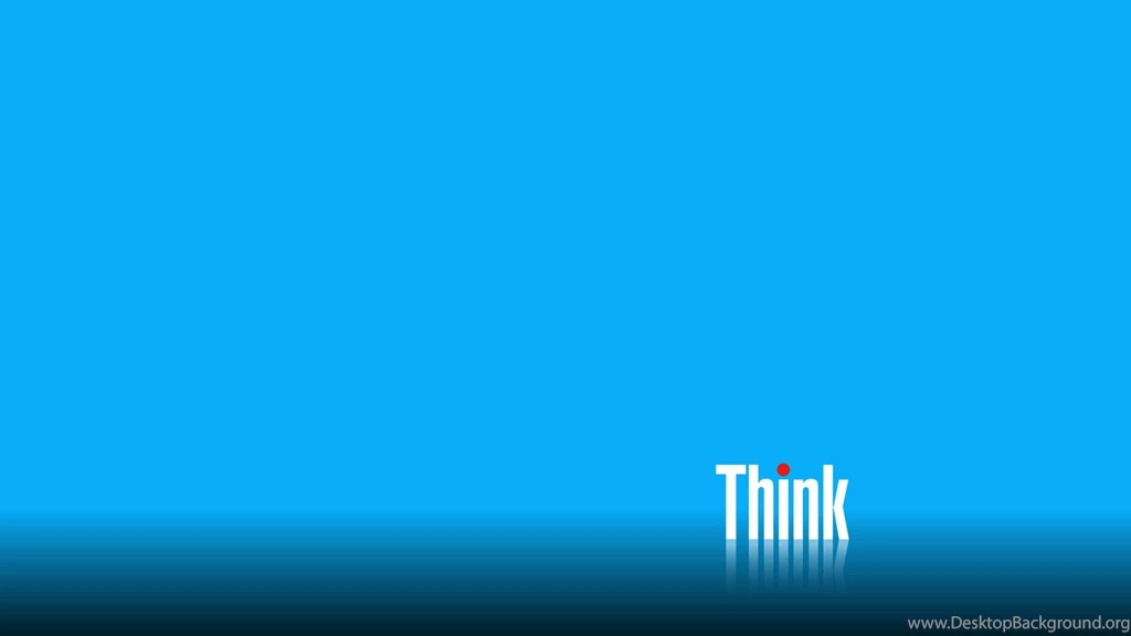 1920x1080 Hd Think Text In Blue Backgrounds