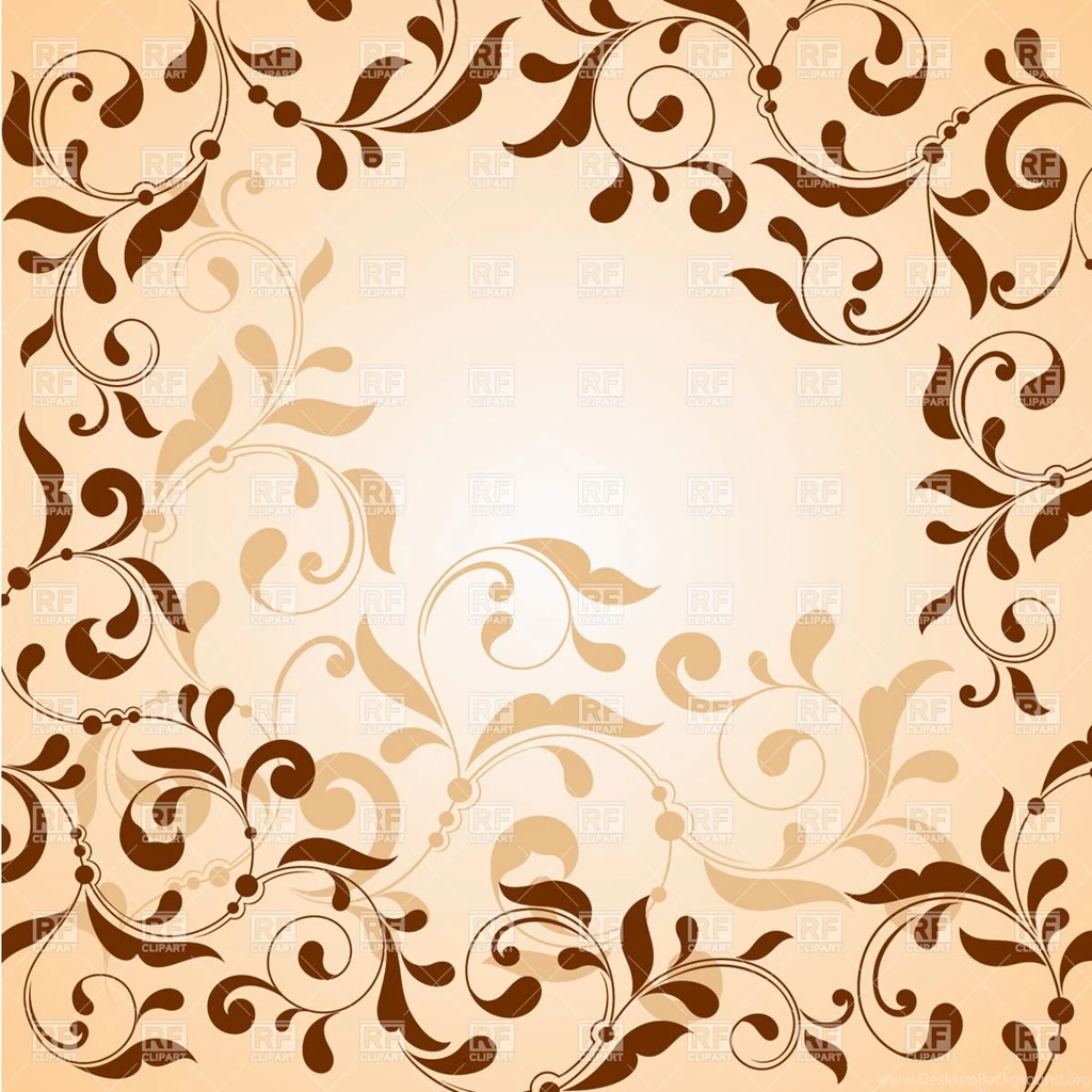 Backgrounds With Floral Border And Place For Text, 28788 ...