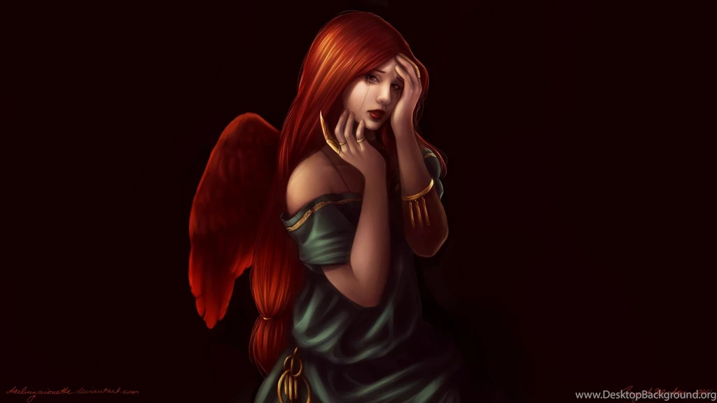 Angels Digital Art Black Backgrounds Hands On Face Wallpapers ...