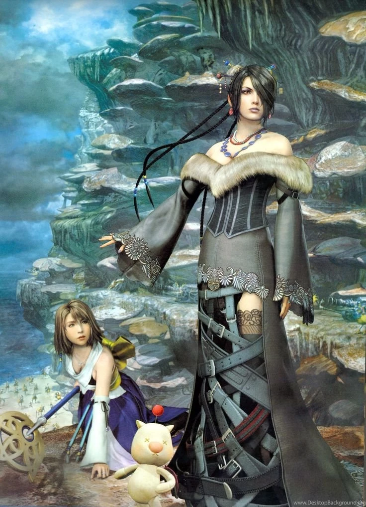 Final Fantasy Video Games Yuna Lulu Final Fantasy X 1612x2228 ...
