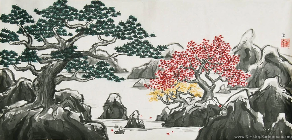 Sumi e: Traditional Landscape By Lunael On DeviantArt