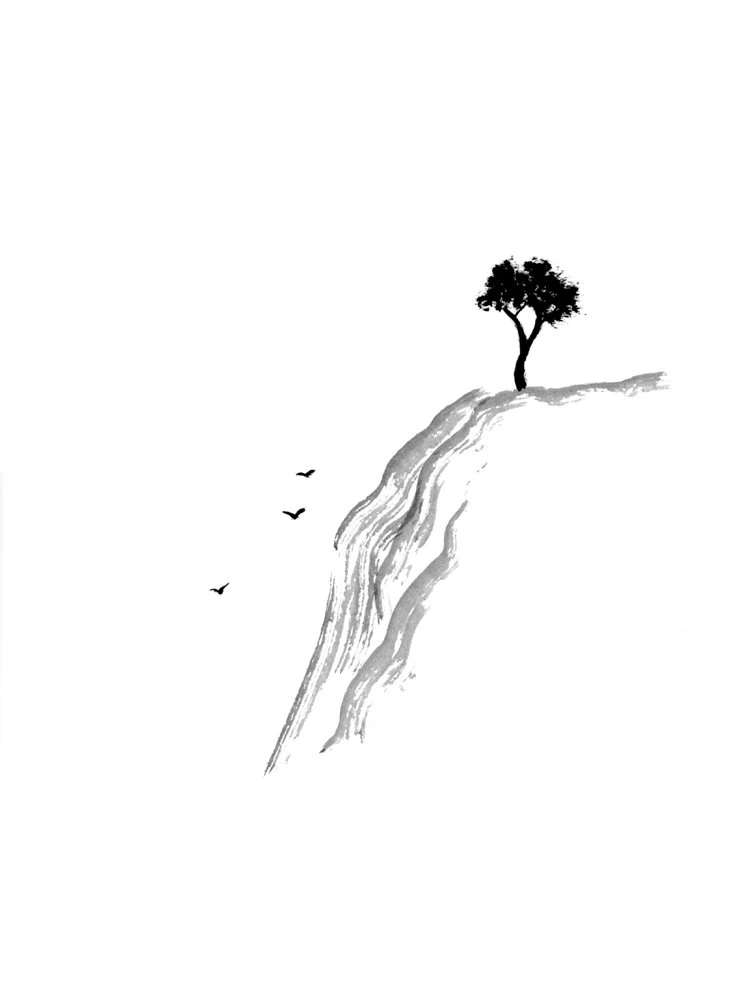 Sumi E Crow On A Branch By DeepRed1981 On DeviantArt