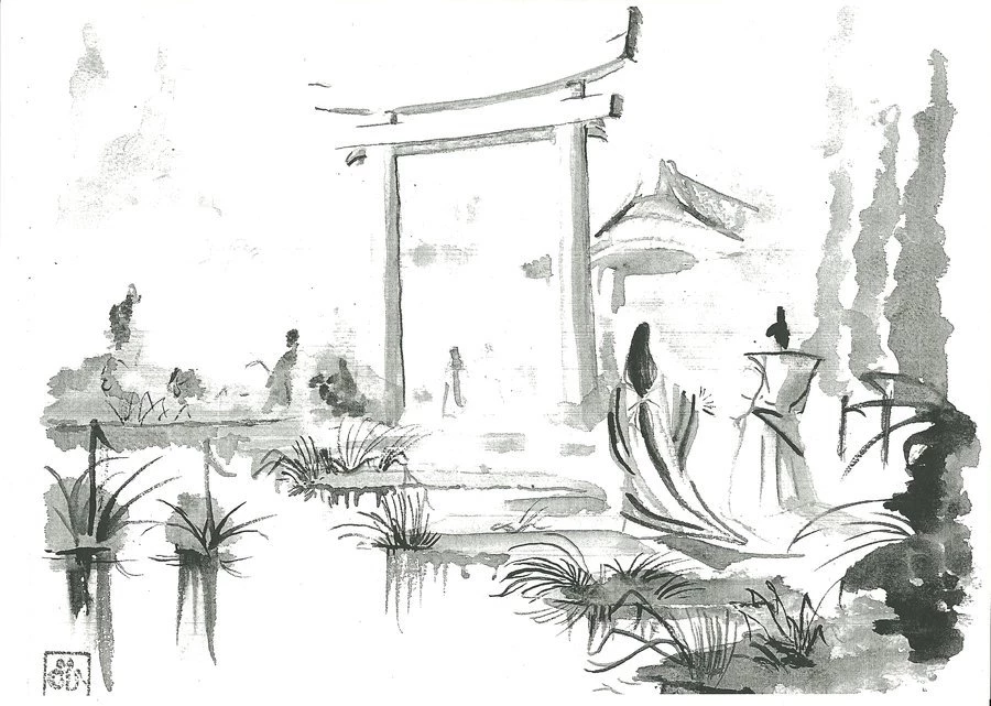Sumi E Japanese Painting DuncanSensei Japanese