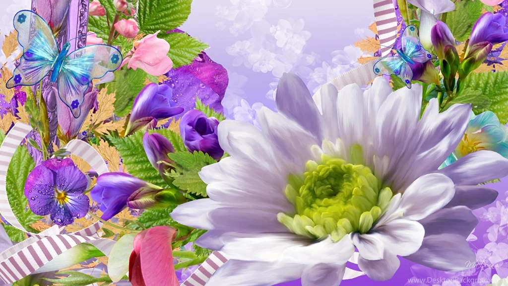 Flower wallpaper for desktop background hd 8 – Best Web For Quotes ...