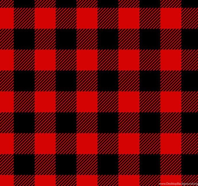 Lumberjack Plaid Red Black Flannel