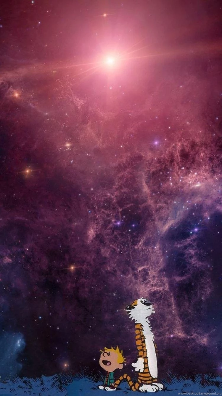 Nebulae Calvin And Hobbes Artwork Space Art Wallpapers