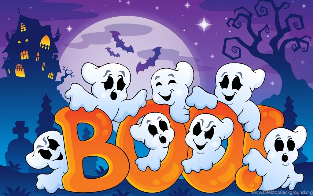 Boo Halloween Cartoon Wallpapers Free