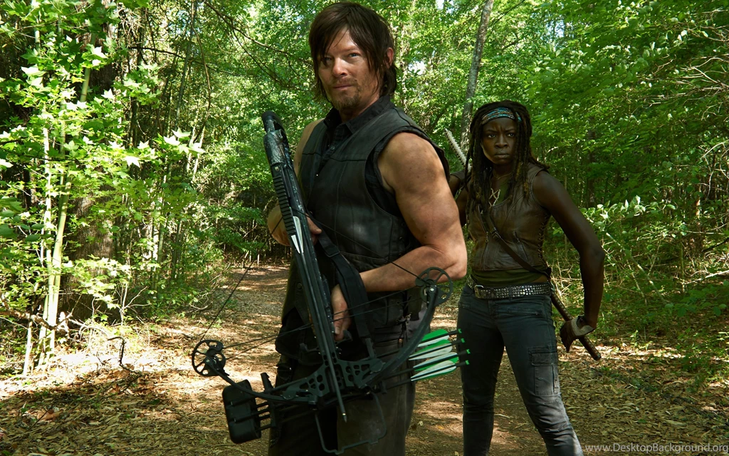 Daryl & Michonne The Walking Dead Wallpapers Wide 2880 Desktop ...
