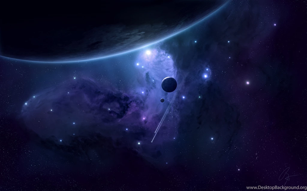 Download Desktop Wallpapers Planet On Backgrounds Nebula
