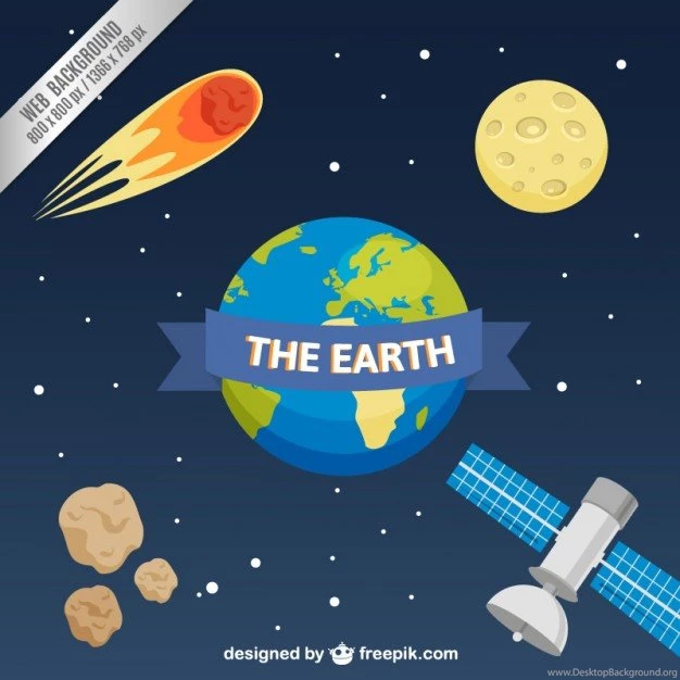Web Backgrounds With Planet Earth Vector