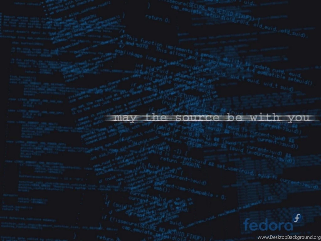 Fedora Open Source Wallpapers May The Source Be With You ...