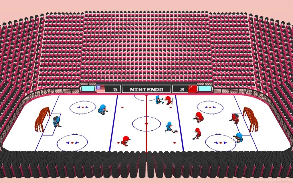 Ice Hockey" (NES) 1988 Computer Wallpapers, Desktop Backgrounds ...
