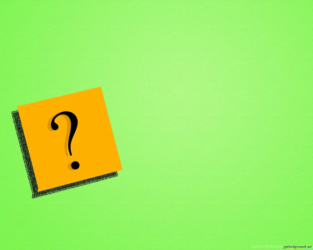 Free Orange Question Mark On Green Backgrounds For PowerPoint ...