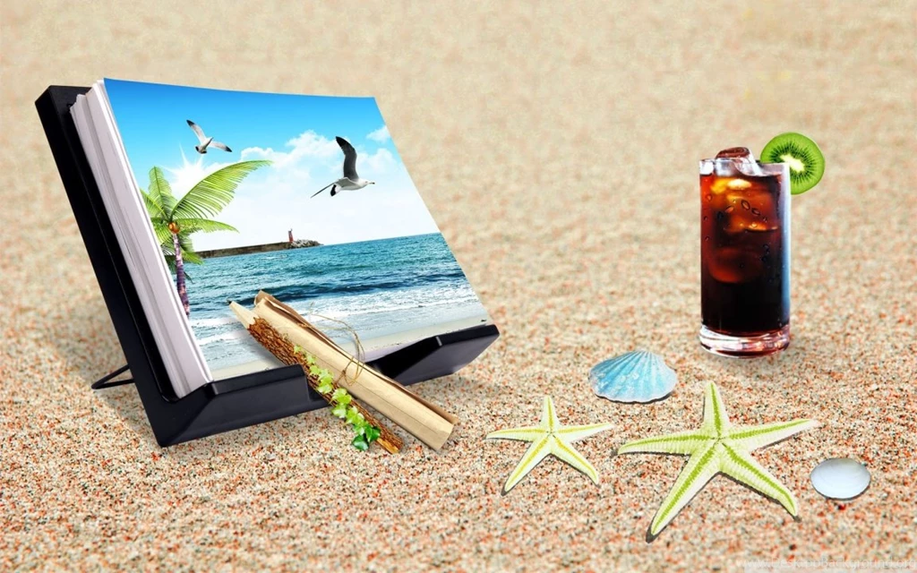 On The Beach Summer HD Desktop Wallpapers : High Definition : Mobile