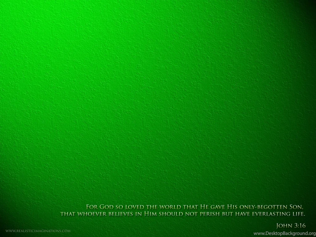 John 3:16   Green Wallpapers   Christian Wallpapers And Backgrounds